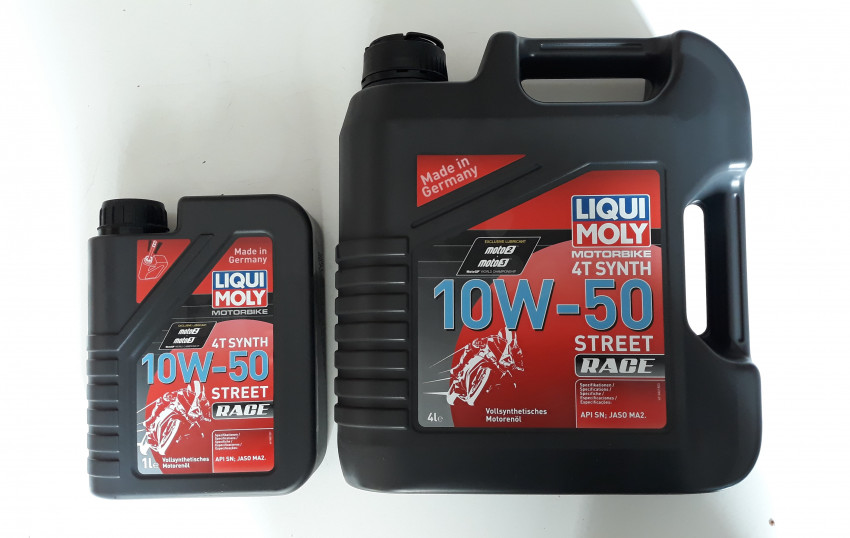 Масло в мотоцикл Liqui Moly Motorbike Street Race 4t 10w50